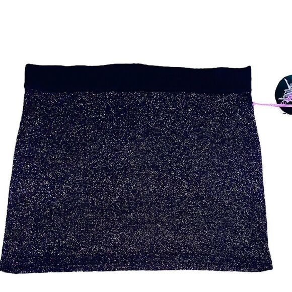 FOREVER 21 KNIT SPARKLY BODYCON MICRO MINI SKIRT M - Picture 8 of 8